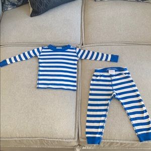 3t Hanna Andersson - Blue Striped Pajamas